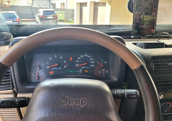 Jeep Wrangler cena 99000 przebieg: 80000, rok produkcji 2002 z Mikołów małe 92